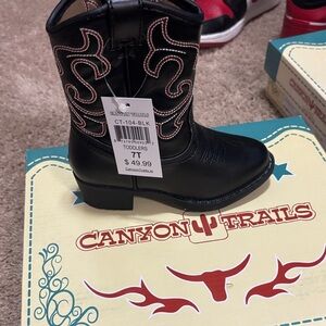 Black Toddler Cowboy Boots